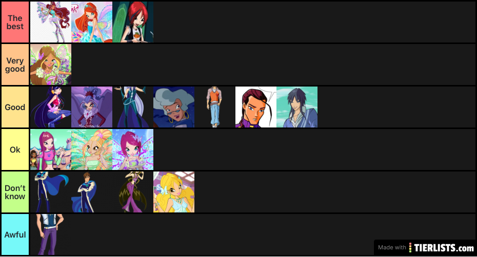 Winx Club Characters