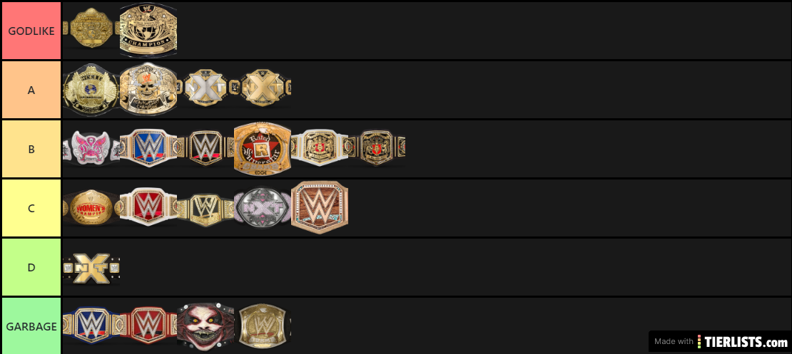 wwe titles