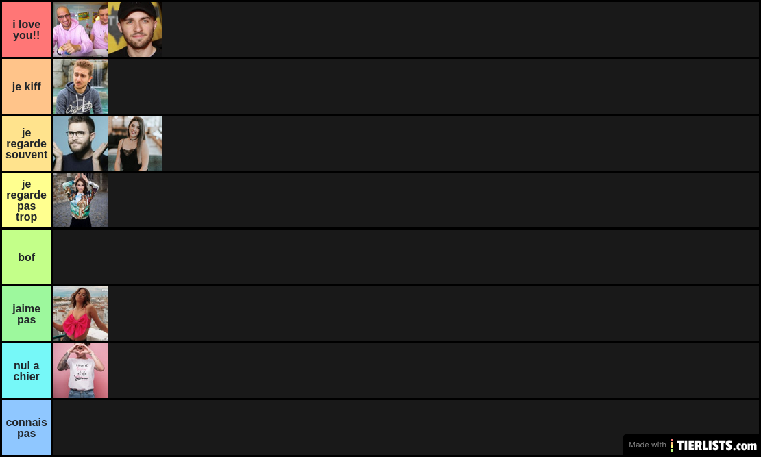 Youtuber favori