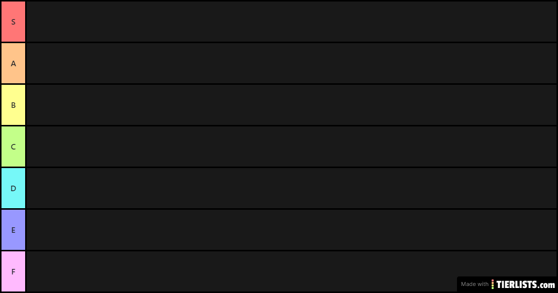 ZELDA TIER LIST